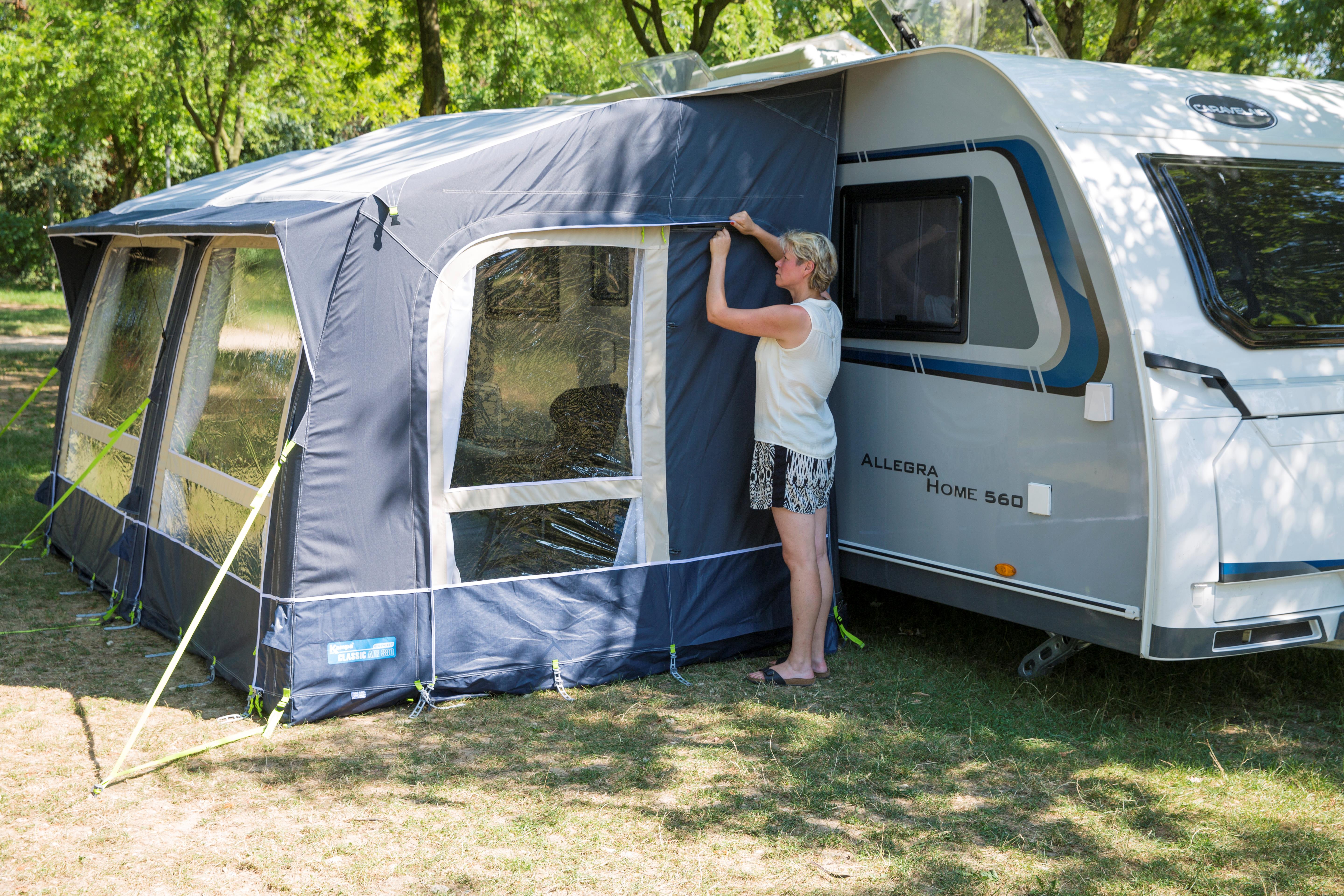 Campingferie ved Rhonefloden