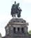 801 Statue Med Kejser Wilhelm I På Deutsches Eck Koblenz Rhinen Tyskland Anne Vibeke Rejser DSC03857