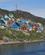 451 Farverige Huse I Kangaamiut Maniitsoq Groenland Anne Vibeke Rejserdsc05080