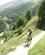331 Mountainbiker Paa Vej Op Fra Dalen Valloire Frankrig Anne Vibeke Rejser PICT0199