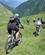 132 Mountainbikere Paa Bjergtur Mont Blanc Schweiz Anne Vibeke Rejser IMG 5282