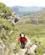 322 Smal Sti Paa Bjergside Mod Toppen Moelwyn Mawr Moelwyn Mountains Wales Anne Vibeke Rejser PICT0049
