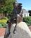 1902 Statue Af Indianeren Iyannough Ved Kennedymuseum Hyannis Massachusetts USA Anne Vibeke Rejser IMG 2835