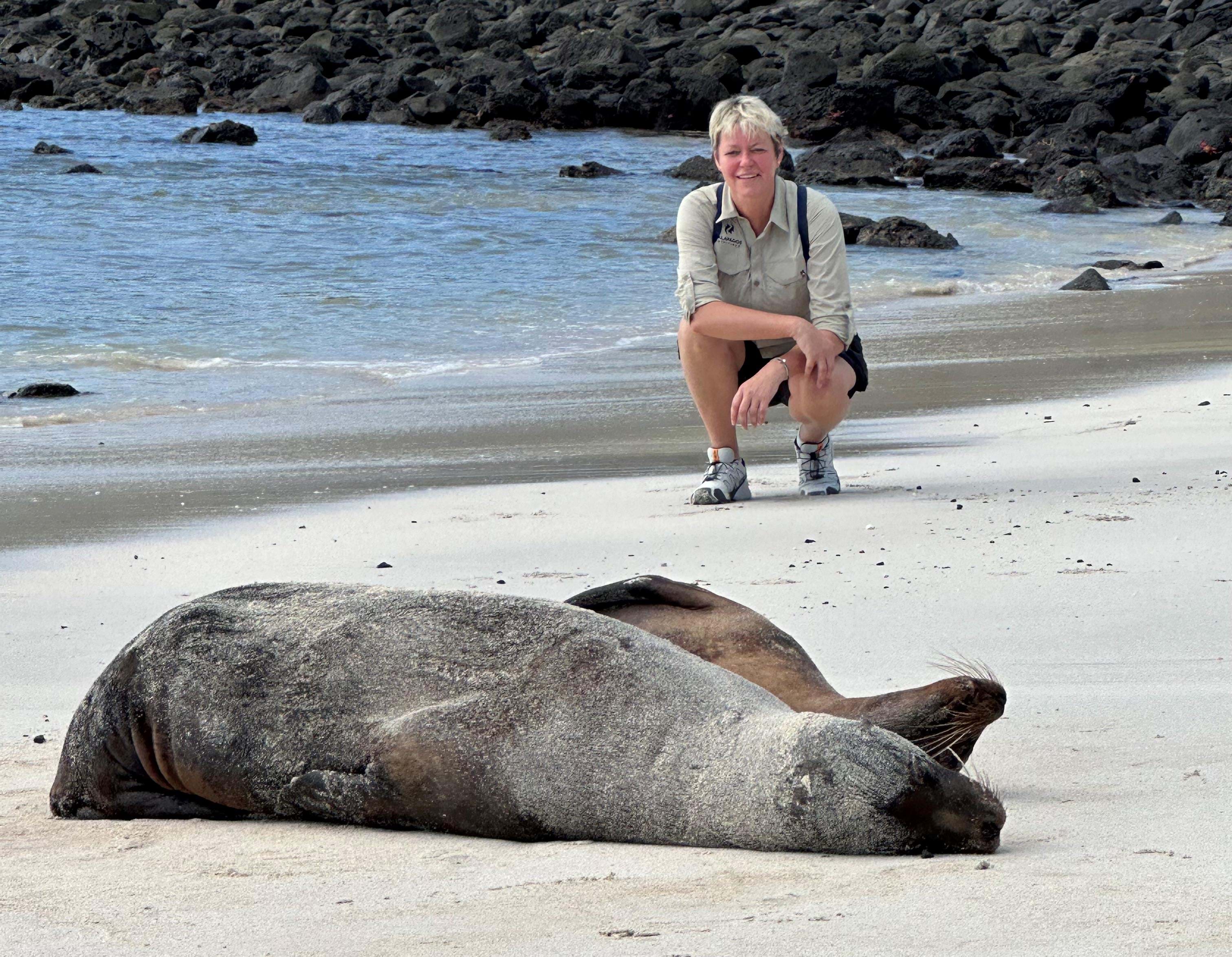 Ecuador Galapagos Søløver Anne Vibeke Rejser 2025 Foto Rasmus Schønning