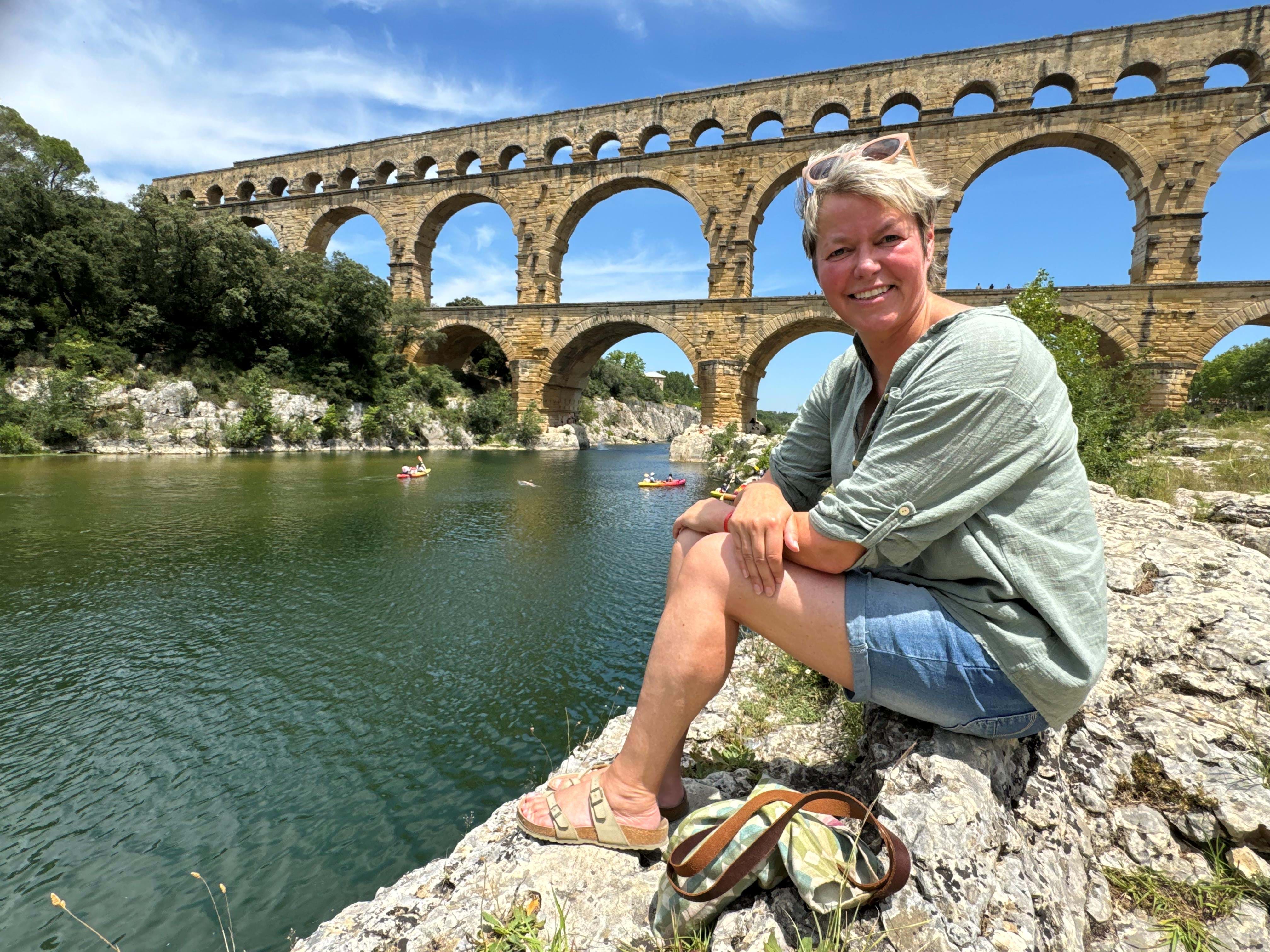 Frankrig Rhone Pont Du Gard Anne Vibeke Rejser Foto Rasmus Schønning 2024 (3)